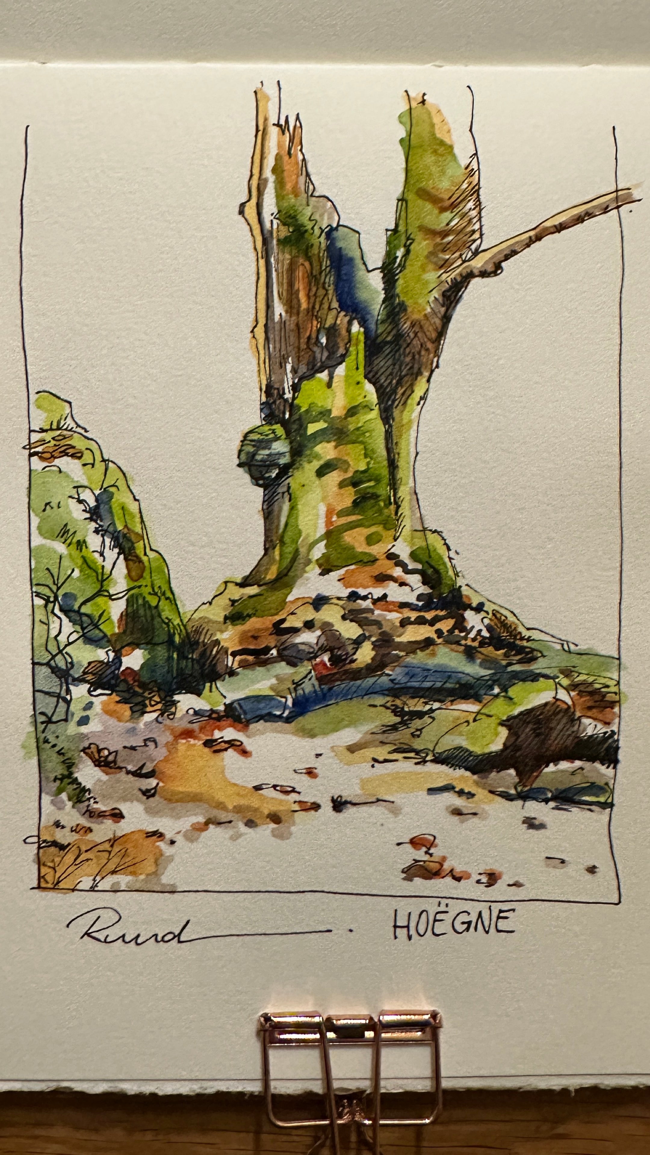 Sketching Depth with a Two-Layer Watercolor Technique – The Sketch Co ...