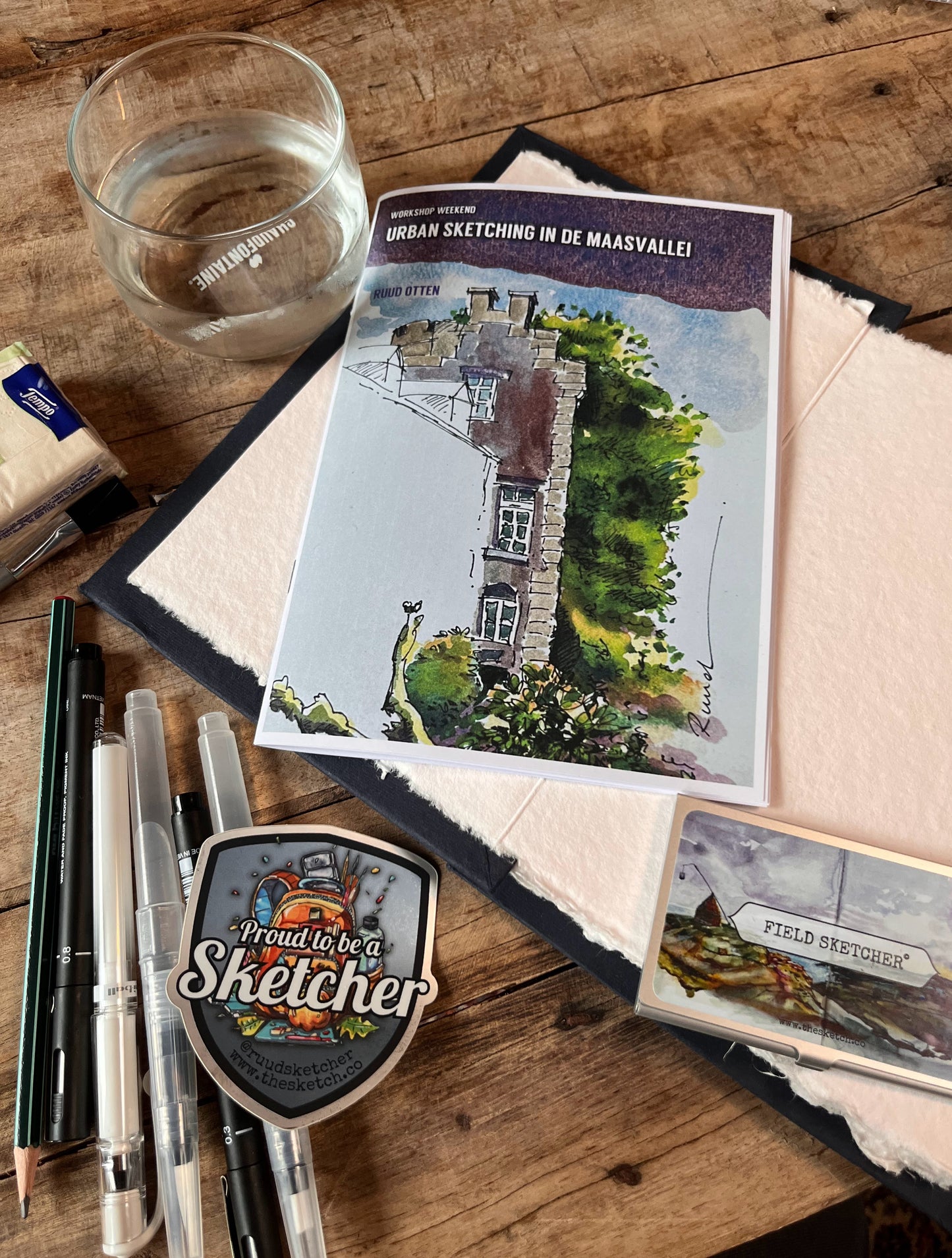 Workshop Weekend: Urban Sketching in de Maasvallei May 2026 (mei 2026)